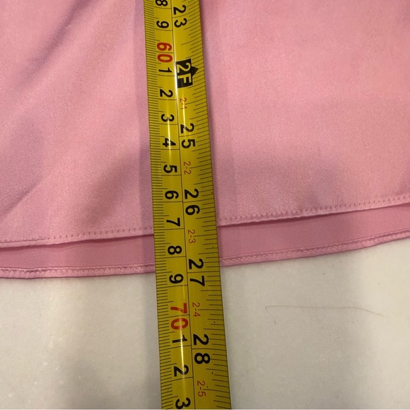 Ramy Brook Women’s Silk Sleeveless Halter Top Sz M Pink Bow Back - Picture 8 of 11